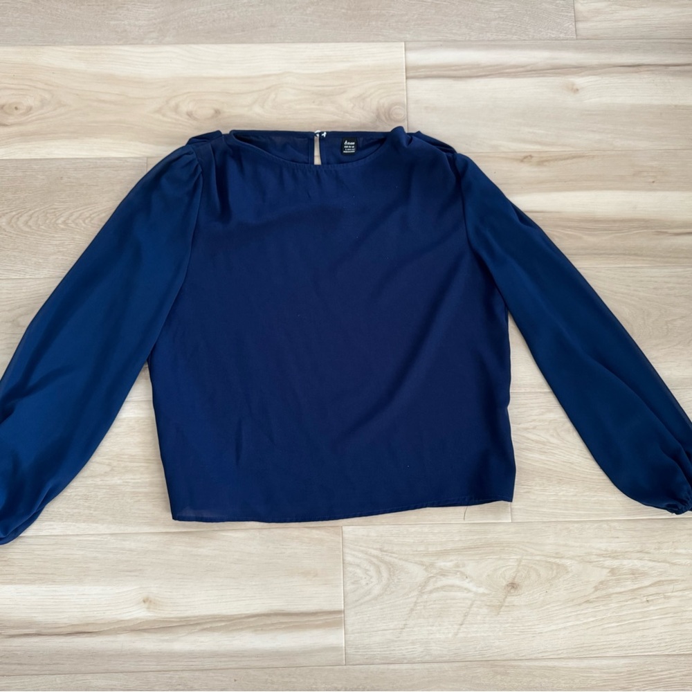 Navy Blue Women's Top